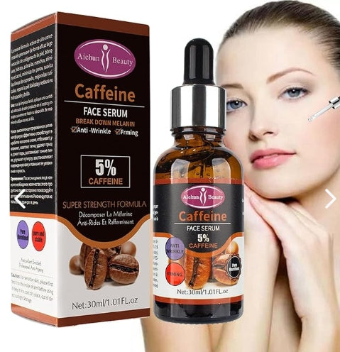 Serum Facial de Cafeína Hidratante Piel