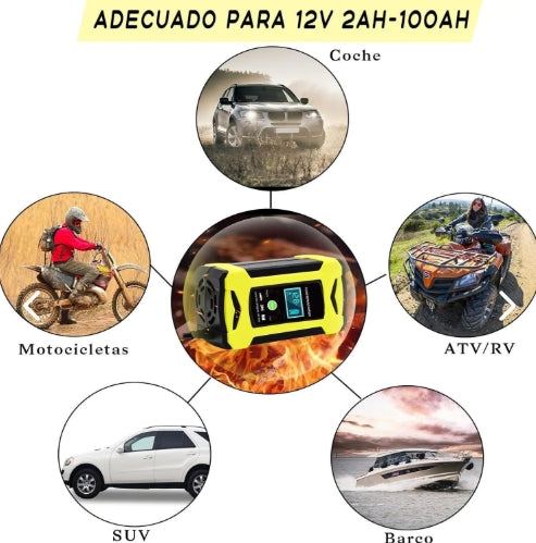 Cargador de Batería de Coche 6A 12V