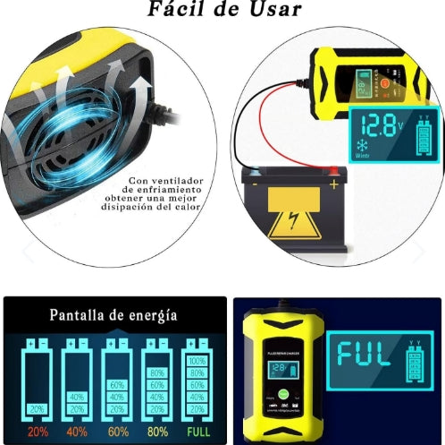 Cargador de Batería de Coche 6A 12V