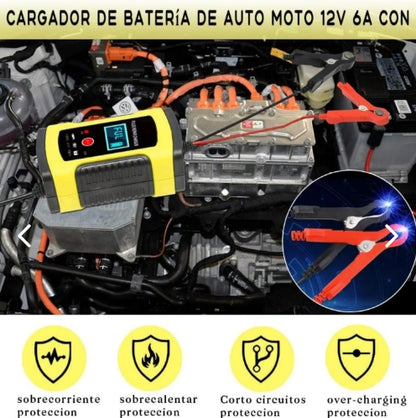 Cargador de Batería de Coche 6A 12V